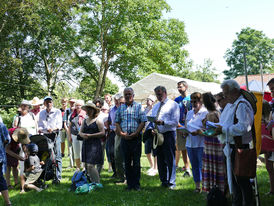 Festgottesdienst zum 1.000 Todestag des Heiligen Heimerads auf dem Hasunger Berg (Foto: Karl-Franz Thiede)